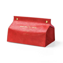 Load image into Gallery viewer, Container Towel Napkin Nordic Leather Tissue Box Paper Dispenser Tissue Holder Case For Living Room Office Home Decoration
