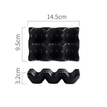 Load image into Gallery viewer, Egg Storage Rack Ceramic Egg Rack Creative 6 Grids Multifunction Non-slip Egg Holder Kitchen Storage Rack Shockproof Egg Box
