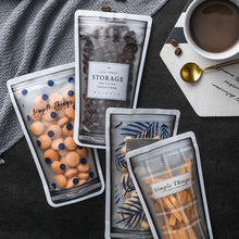 Load image into Gallery viewer, 4pcs Food Bag Fresh Sealed Bags Reusable Refrigerator Vacuum Sealer Fruit Snack Nuts Storage Bag Food Freezer Storage Container
