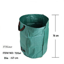 Load image into Gallery viewer, Garbage Storage Bag Portable Collapsible Pop-Up Garden Leaf Trash Can Flowers And For Garden Camping Grass Collection Bin
