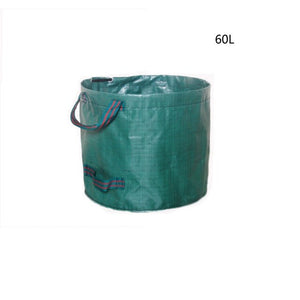 Garbage Storage Bag Portable Collapsible Pop-Up Garden Leaf Trash Can Flowers And For Garden Camping Grass Collection Bin